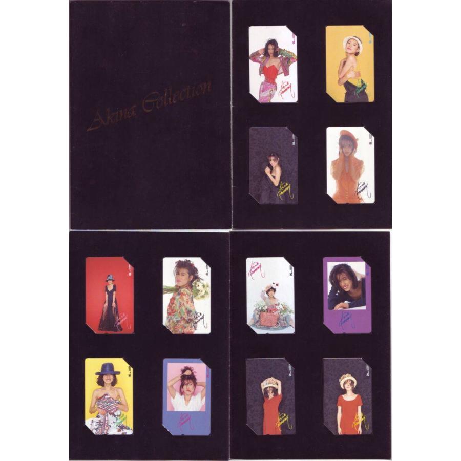 テレカ】 中森明菜 Akina Collection 台紙付 12枚セット テレホン