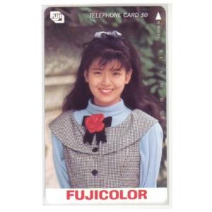 テレカ】 南野陽子 富士フイルム フジカラー 110-38352 テレホンカード