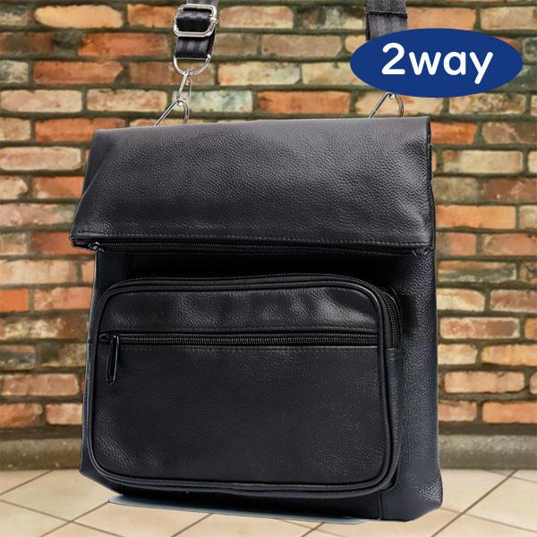 ショルダーバッグ 牛革 25収納 MARCO Limited マルコリミテッド メンズ  