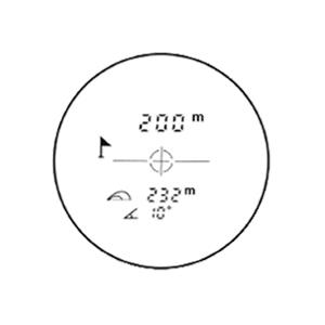 距離計 ゴルフ SLR-600M スコープ ピン レーザー距離計 距離測定