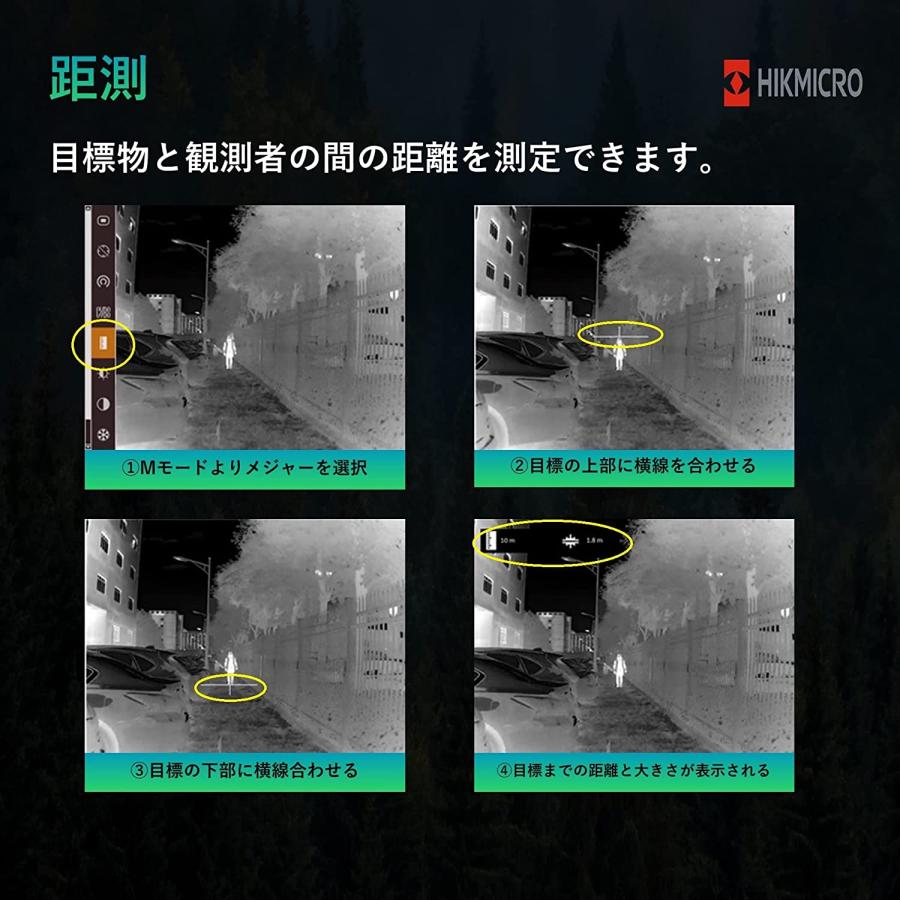 HIKMICRO 暗視スコープ サーマル暗視単眼鏡 LYNX LC06 デジタル4倍 