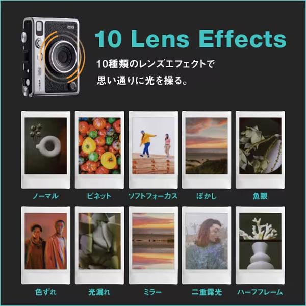 instax 富士フイルム ハイブリッドインスタントカメラ EVO ブラック 