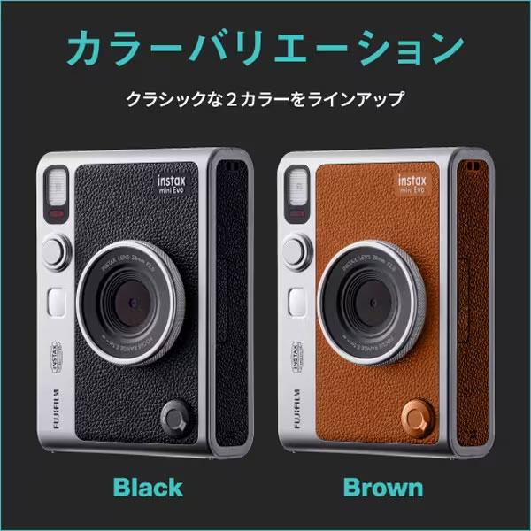 instax 富士フイルム ハイブリッドインスタントカメラ EVO