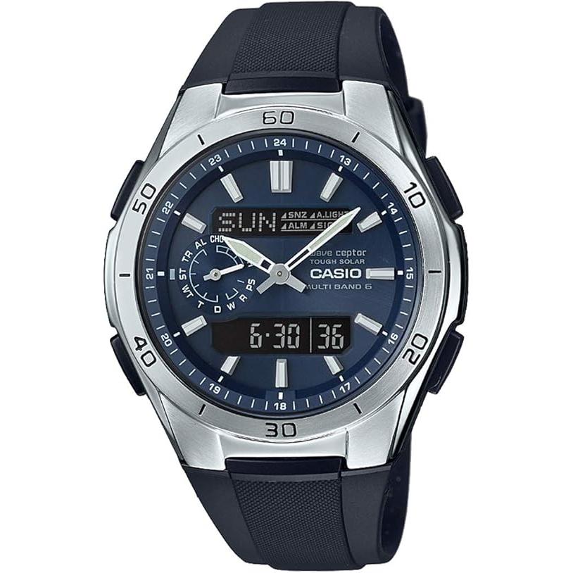 カシオ 腕時計 電波ソーラー WVA-M650D 2AJF wave ceptor CASIO ウェーブセプター 男性 紳士 メンズ ギフト 10気圧 父の日の画像
