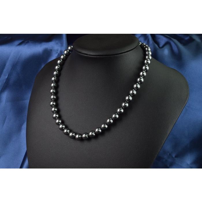 真珠 パール ネックレス 大丸松坂屋 8mm シェルパール 2色セット 人工