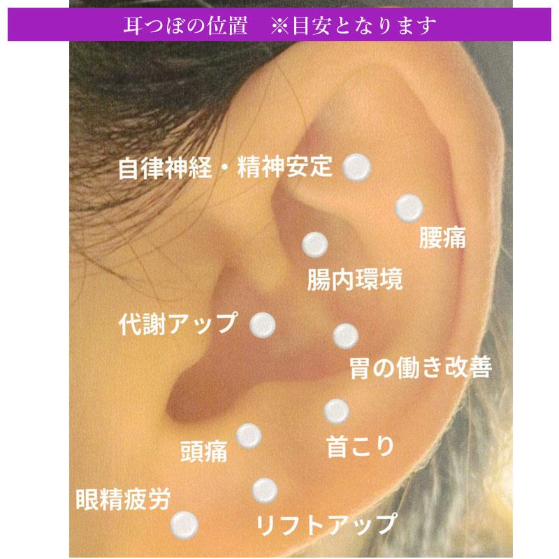 耳つぼジュエリー 1シート20粒 2セット（計40粒） Hachiko監修