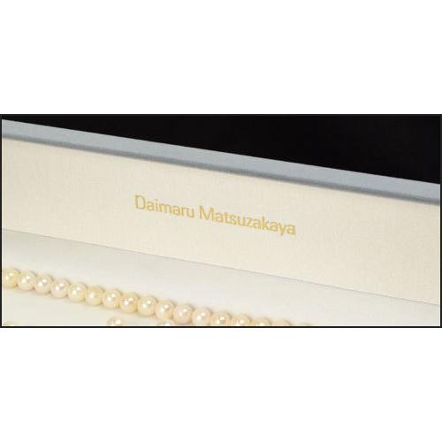 大丸 本真珠ネックレス 8.5mm～9.0mm株 保証書付き