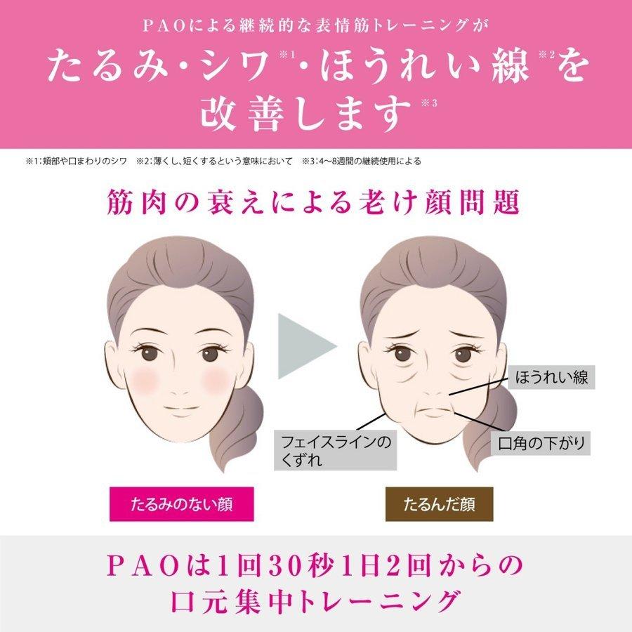 PAO（パオ） フェイシャルフィットネス スリーモデル ほうれい線