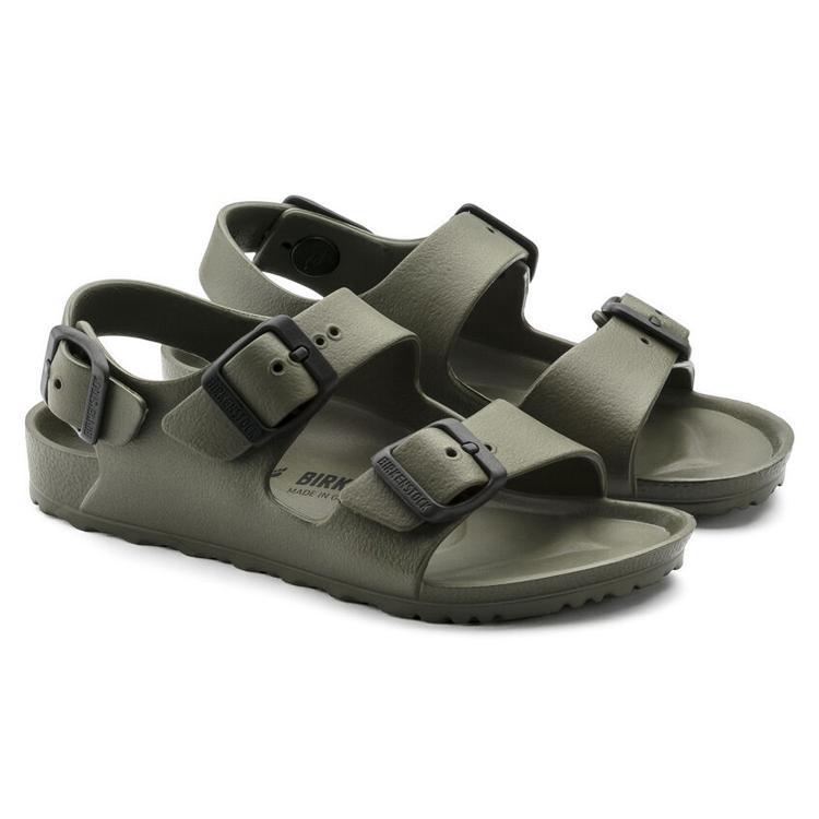 ビルケンシュトック Birkenstock ミラノ Eva キッズ サイズ Eu25 16 0cm ナロー幅 カラー カーキ Milano Kids Eva Sr テレメディア 通販 Yahoo ショッピング