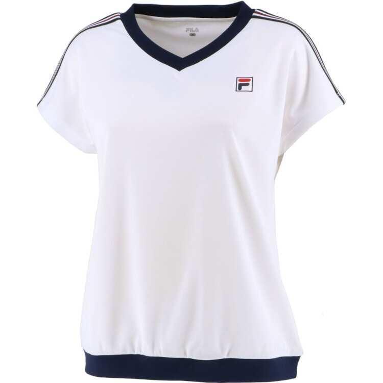 フィラ FILA ゲームシャツ(レディース) [サイズ：L] [カラー：ホワイト] #VL7502-01｜telemedia｜02