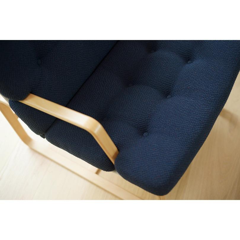 【コネクター付き】 天童木工 イージーチェア 張地グレードB 2人掛け M-0573WB-NT+M-0574WB-NT 【セット商品】_5