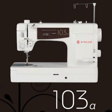 『5年保証無料』SINGER シンガー プロ用直線ポータブルミシン 103α アルファ 自動糸切り機能あり | SINGER（ミシン）