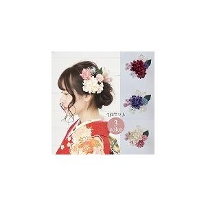 宅送 髪飾り ヘアアクセサリー Uピン 7点セット Watmosphere ワトモスフィア 22w217 赤 紫 白 花 成人式 卒業式 前撮り 振袖 袴 浴衣 最新人気 Zoetalentsolutions Com