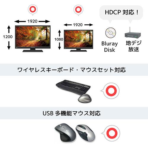 ラトックシステム DVIパソコン切替器(4台用) RS-430UDA ラトックシステム DVIパソコン切替器 4台用 RS