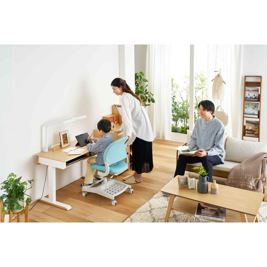 コイズミ ハイブリッドチェア ファブリック ミドルバック 電動昇降デスク用 CDC-925 PR色 CDC-926 LB色 CDC-927 BKNB色 CDC-928 BKDG色 KOIZUMI お客様組立品の画像