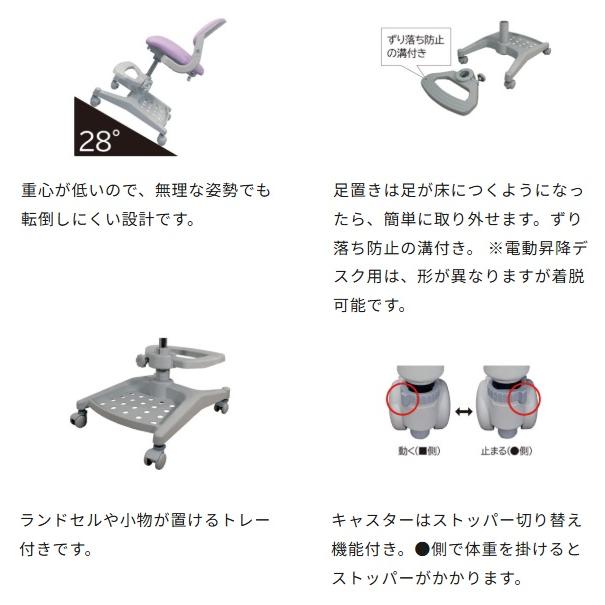 コイズミ ハイブリッドチェア ファブリック ミドルバック 電動昇降デスク用 CDC-925 PR色 CDC-926 LB色 CDC-927 BKNB色 CDC-928 BKDG色 KOIZUMI お客様組立品の画像