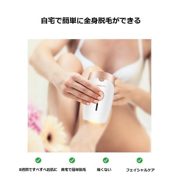 ホームケア美容機器 Beauty Ever IPL脱毛器 LESCORTON クリアエッグ 弘洋株式会社『代引き不可』の画像