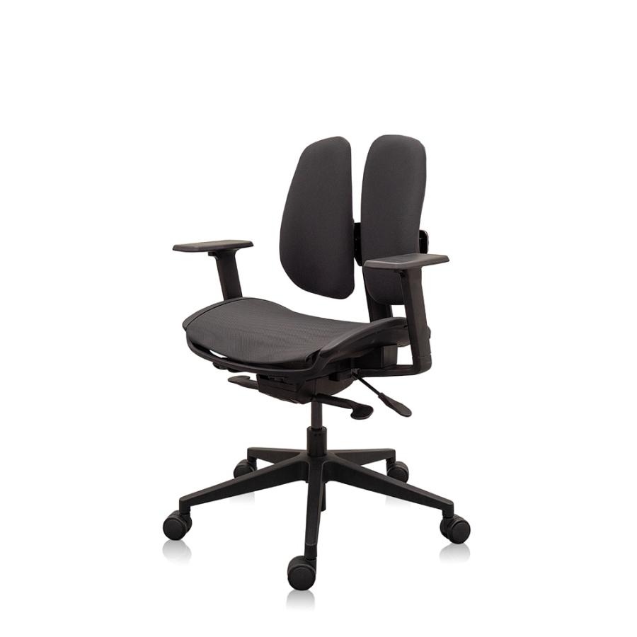 デュオレスト（DUOREST） オフィスチェア NEXT4 ブラック 肘付き 腰へ