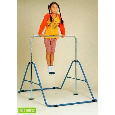 日本製 健康鉄棒DX FM-1534 レッド ネイビーブルー 子供用鉄棒 屋内・室内 家庭用 鉄棒 屋外利用可 SGマーク付きの画像