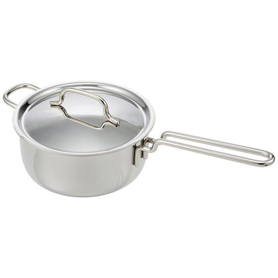 geo PRODUCT 片手鍋 14cm GEO-14N 蓋付 ジオプロダクト 宮崎製作所