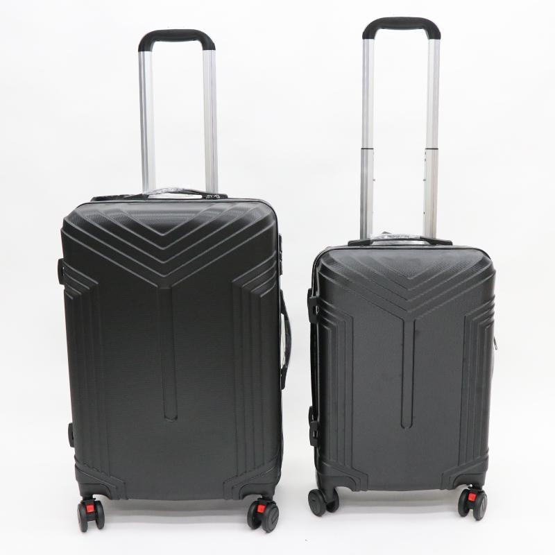 未使用品ヒロコーポレーション　キャリーバックSサイズ&Mサイズ　2個セット 2サイズセット』軽量キャリーケース ブラック Sサイズ(約40L)&Mサイズ