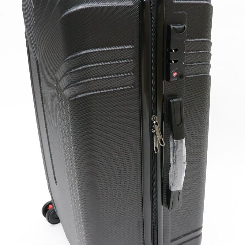 2サイズセット』軽量キャリーケース ブラック Sサイズ(約40L)&Mサイズ
