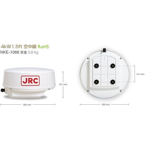 日本無線(JRC) 船舶用レーダー JMA-1032 レドーム型 4kW 1.5ft : テル 