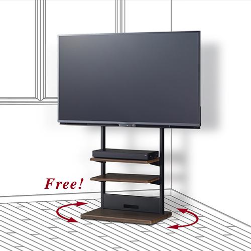 TIMEZ KF-750 自立スタンド　テレビ台〜55V型 TIMEZ テレビスタンド KF-750 〜55V型対応 自立スタンド ハヤミ工産