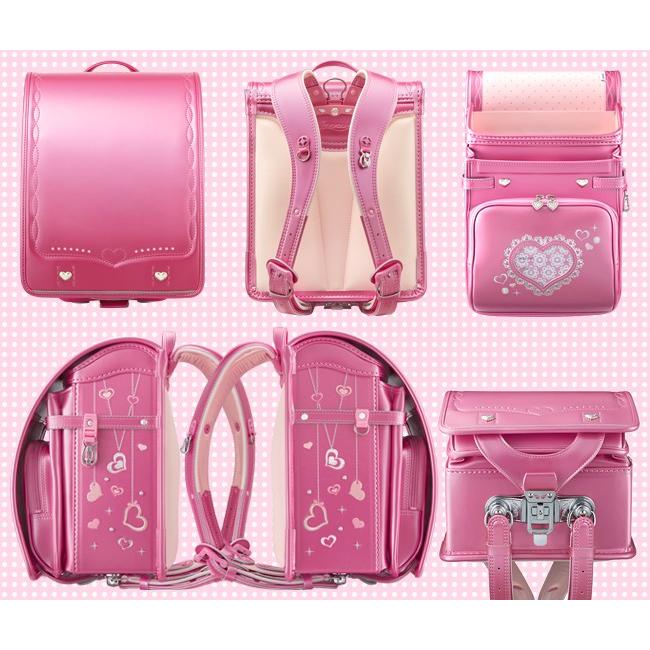 天使のはね 2021年入学向け2019年型落ちランドセル ラブピ ガーリー パール Lovepea セイバン A4フラットファイル対応 LV17GP |  | 02