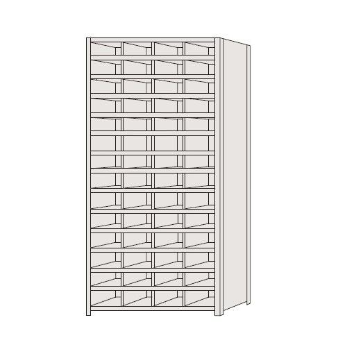 サカエ SAKAE / 区分棚　フラットタイプ　NCAM110-414【代金引換対象外】【配送時間指定不可】【サカエの大型商品は車上渡しです】個人宅配送不可