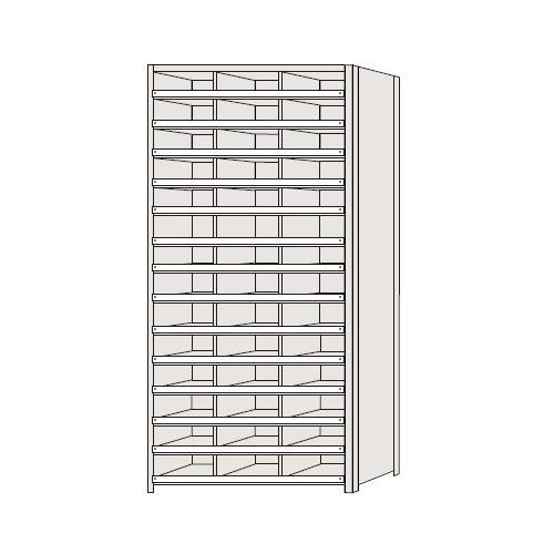 サカエ SAKAE / 区分棚　コボレ止め付タイプ　NCC110M-314【代金引換対象外】【配送時間指定不可】【サカエの大型商品は車上渡しです】個人宅配送不可
