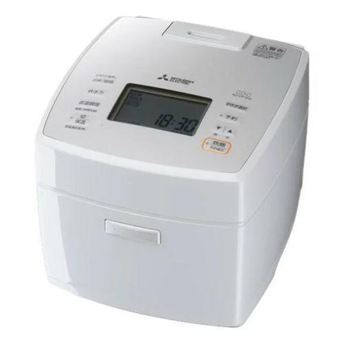 炭炊釜 三菱電機 NJ-VP10G-W 月白 5.5合 ダブル備長炭コート 熾火 お