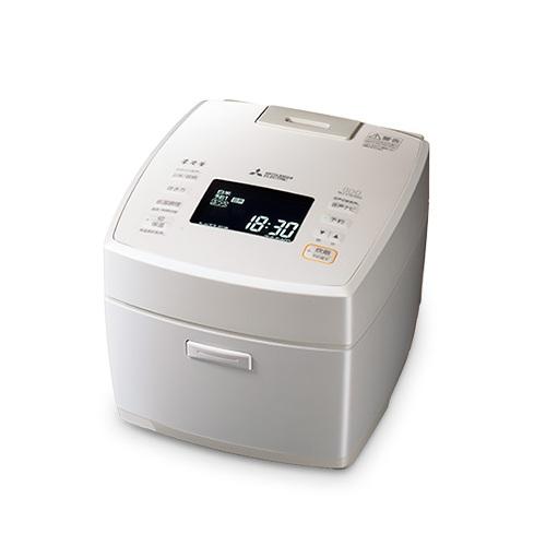 本炭釜 三菱電機 NJ-VW10G-W 白真珠 0.5〜5.5合炊き 三菱ジャー炊飯器