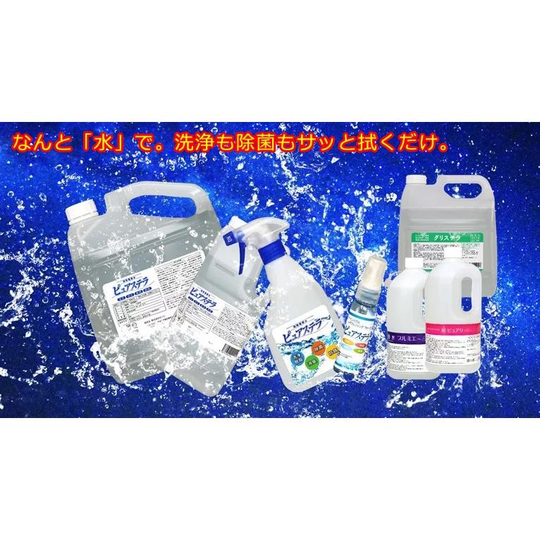 ウイルス除菌 除菌剤 抗菌 特殊電解水 ピュアステラ 多目的洗浄剤 原液 20L pH13.2 ゼノン 『新型コロナウイルス・新型肺炎への効果検証中』の画像