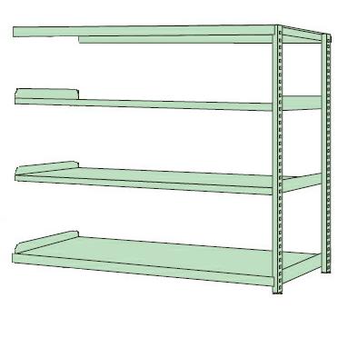 サカエ SAKAE ＲＫラック（単体・均等耐荷重：２５０ｋｇ／段・４段タイプ）　ＲＫＮ−５４５４Ｒ 代引・個人宅配送・時間指定不可 車上渡限定