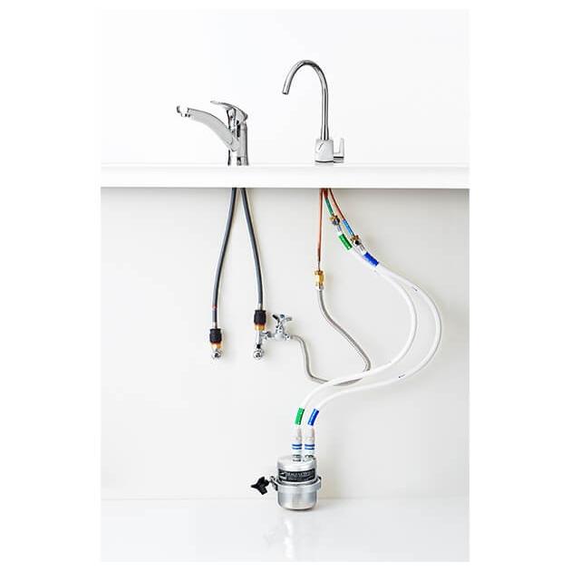 シーガルフォー アンダーシンクタイプ浄水器＋水栓セット X-1BE-GA01