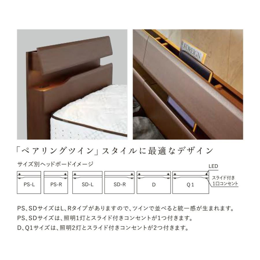 Serta（サータ） ベッドフレーム ホテルスタイル599／引出し付き SD