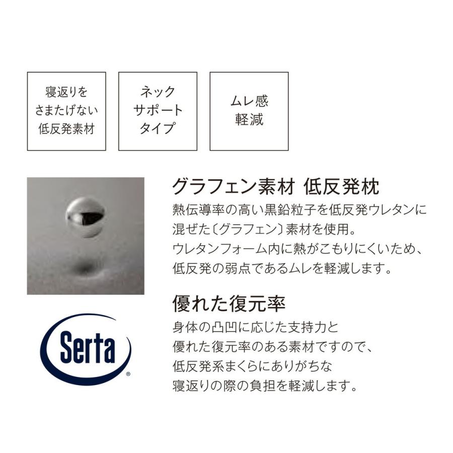 Serta（サータ） グラフェンピロー W61／LOタイプ P-900 ドリーム
