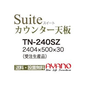 関東貨物輸送無料 綾野製造所 / 社会的単位式食器棚 Suite 愛くるしげ CONNRCT コネクト STELLA 中心柱 LUXIA ラクシア / シームレス1枚天板 TN-240SZ