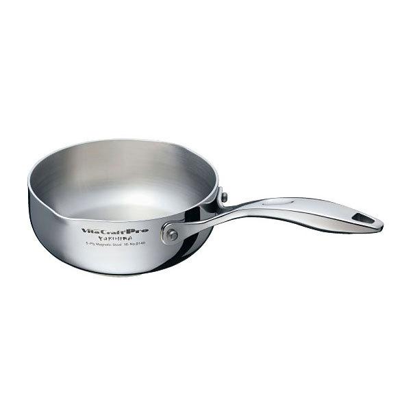 ビタクラフト プロ ユキヒラ鍋 16cm(1.1L) No.0140 Vita Craft Pro 全面5層構造 無油調理 省エネ 小回り 注ぎ口2箇所