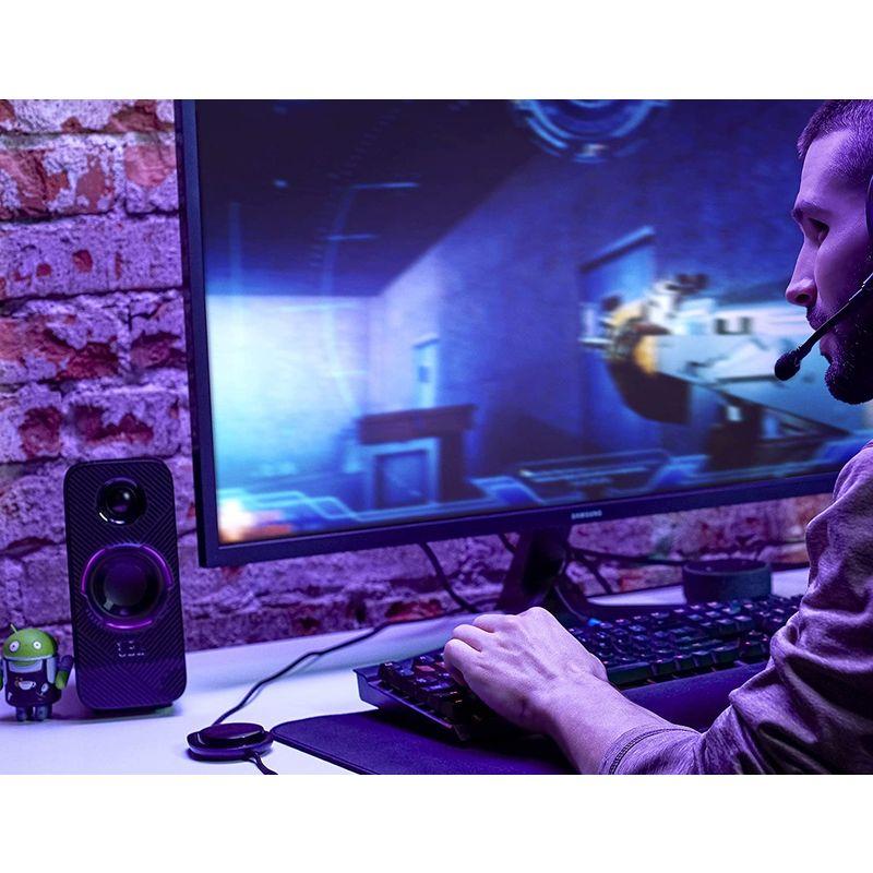 JBL QUANTUM DUO ゲーミングスピーカー/USB 3.5mm 接続/Bluetooth/ワイヤレス スピーカー/サラウンド/ライ JBL QUANTUM DUO ゲーミングスピーカー/USB 5mm 接続/Bluetooth/ワイヤレス スピーカー/サラウンド/ライ