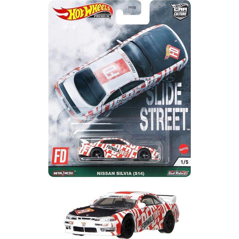 ホットウィール(Hot Wheels) カーカルチャー スライドストリート ニッサン・シルビア S14 GRJ82 レッド｜telmit-store｜03