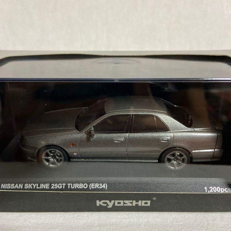 京商 1/43 日産 スカイライン 25GT Turbo ER34 スパークリングシルバー 