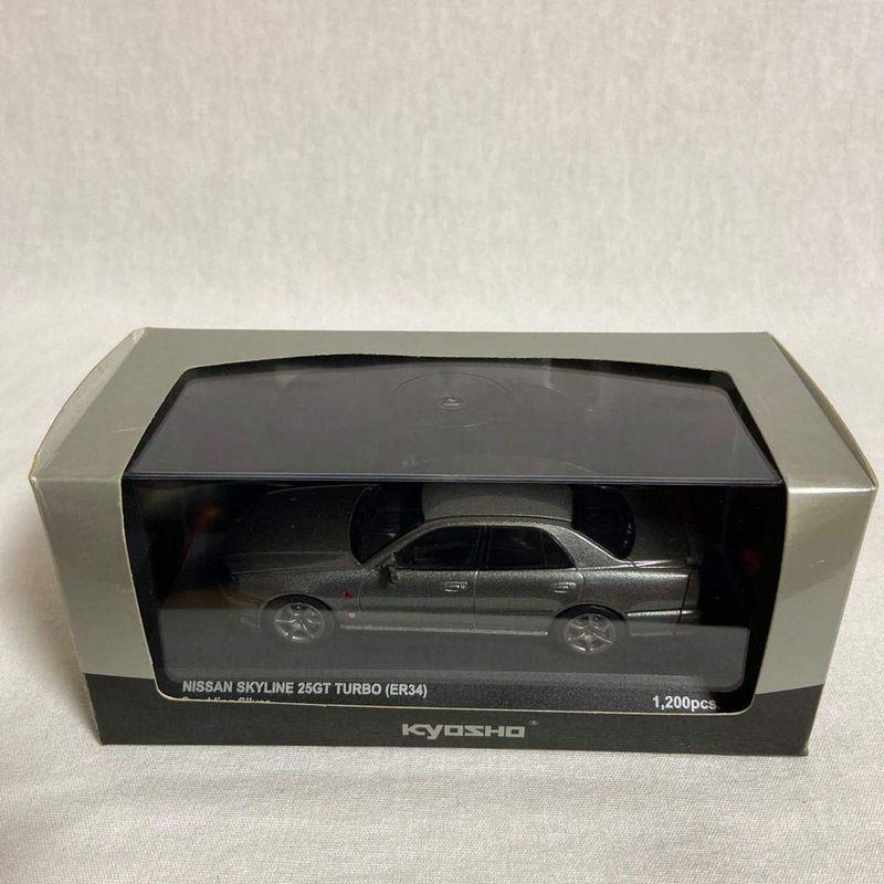 京商 1/43 日産 スカイライン 25GT Turbo ER34 スパークリングシルバー 