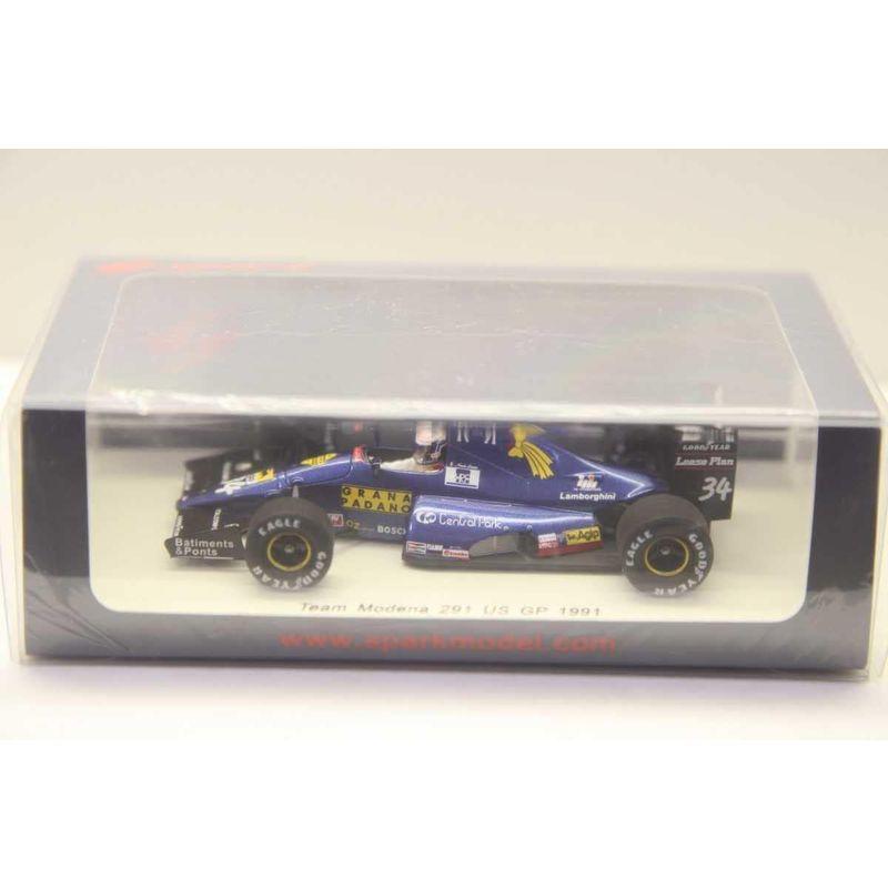 中古品 スパークモデル 1/43 チーム・モデナF1 ランボルギーニ 291 US GP 1991年 USGP ニコラ・ラリーニ 48/B0000 【HOV1932331191】(70120円)