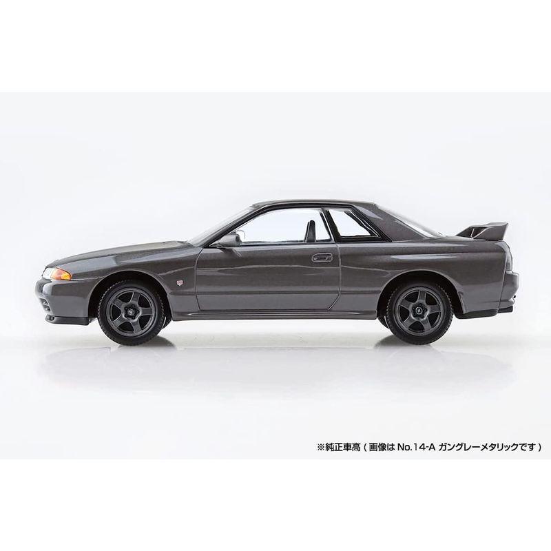 青島文化教材社 1/32 ザ・スナップキットシリーズ ニッサン R32 スカイラインGT-R ガングレーメタリック 色分け済みプラモデル 1｜telmit-store｜04