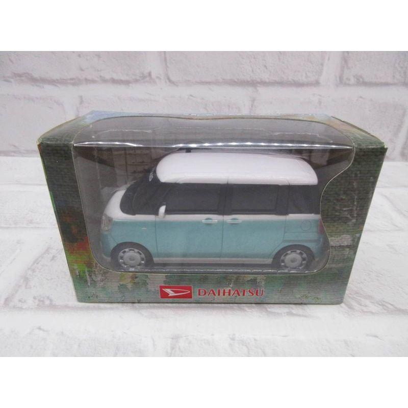ミニカー ダイハツ ムーヴキャンバス ファインミントメタリック プルバックカー 非売品 カラーサンプル ダイハツ ムーヴキャンバス ファインミントメタリック プルバックカー 非売品 カラーサンプル 　