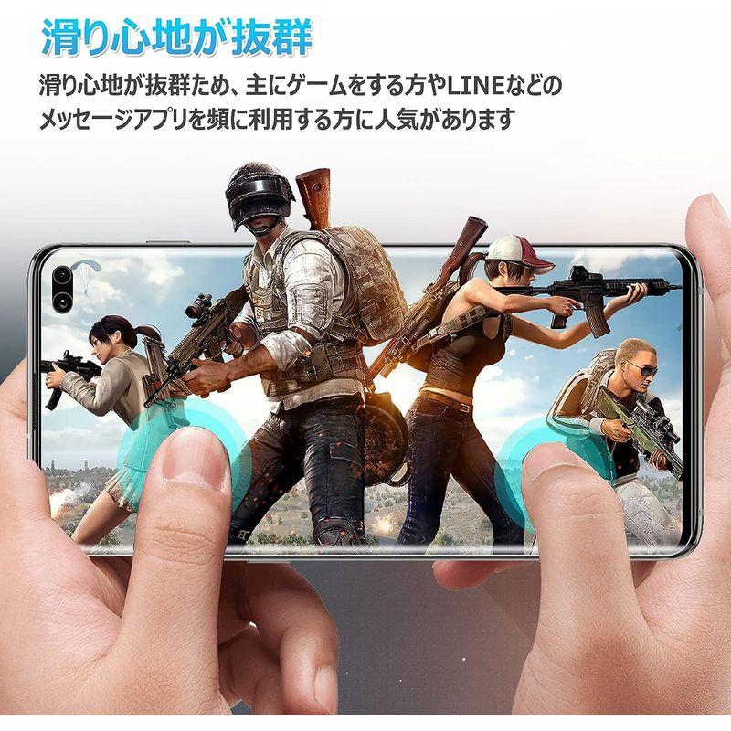 Galaxy S10 Plus 用 フィルム G-Color3枚SC-04L SCV42「独創な貼付設計」 良質なTPU材質 指紋ロック解除｜telmit-store｜09