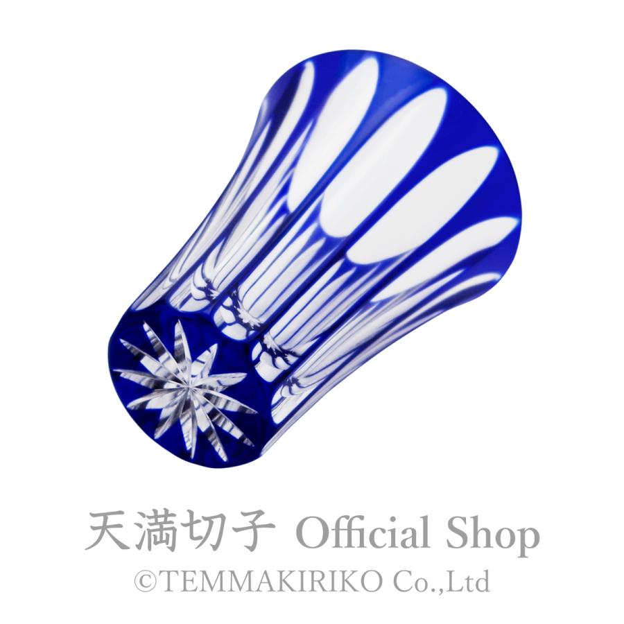 天満切子　ぐいのみ　杵型　十二縞　TYPE2　約40ml　無鉛ガラス　ぐい呑み　切子グラス_7