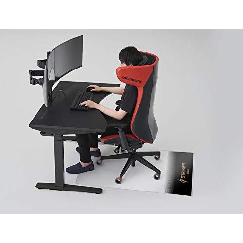 秋冬の主役◎ オカムラ ストライカー EX ゲーミングチェア 前傾機能 座面奥行調節 ブルー 80GCMZ-PH88 【1378211742】(50013円)